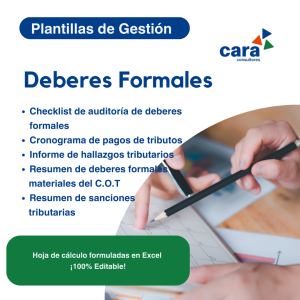 Plantillas de Gestión - Auditoría Deberes Formales
