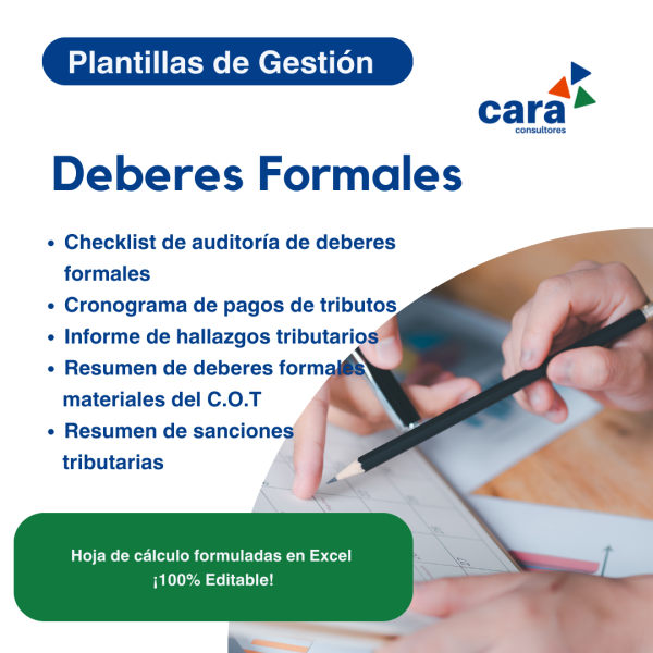Plantillas de Gestión - Auditoría Deberes Formales
