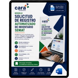 Modelo - Solicitud de Registro Automatizado de Inventario (SENIAT)